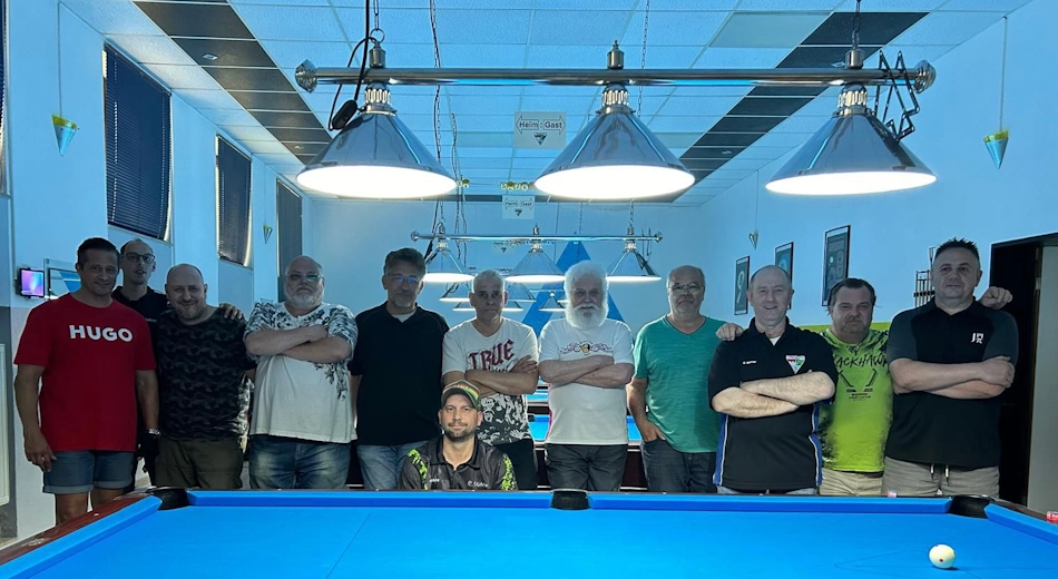 Teilnehmer der 9-Ball Vereinsmeisterschaft 2024